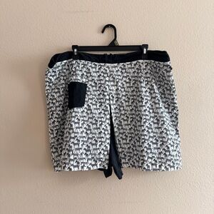 Unique Vintage Zebra Print Skort